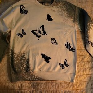 Handmade butterfly sweater